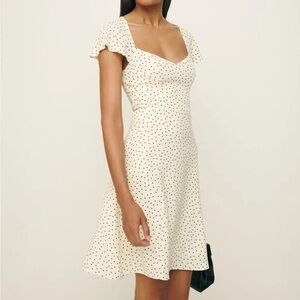 Reformation Novia Flutter Sleeve Dress Size 4